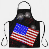 4 juli Feest - Amerikaanse vlag Schort (Voorkant)