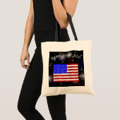 4 juli Feest - Amerikaanse vlag Tote Bag (Voorkant (product))