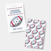 4 juli Feest Baseball Badge (Voor- en achterkant)