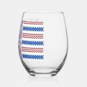 4 juli feest Drinkware Set Wijnglas Zonder Voet (Links)
