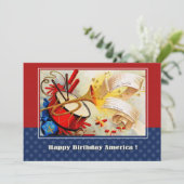 4 juli Feest | Event  Design Kaart (Staand voorkant)