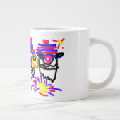 4 juli-feest grote koffiekop (Rechts)