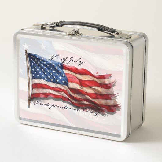 4 juli - Feest met de Amerikaanse vlag (Voorkant)
