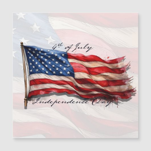 4 juli - Feest met de Amerikaanse vlag (Voorkant)