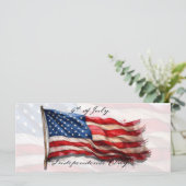 4 juli - Feest met de Amerikaanse vlag (Staand voorkant)