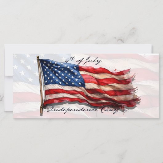 4 juli - Feest met de Amerikaanse vlag (Voorkant)