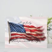 4 juli - Feest met de Amerikaanse vlag (Staand voorkant)