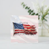4 juli - Feest met de Amerikaanse vlag (Staand voorkant)