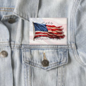 4 juli - Feest met de Amerikaanse vlag Button (Insitu)