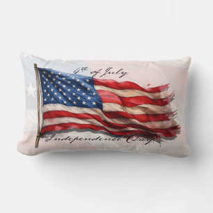 4 juli - Feest met de Amerikaanse vlag Kussen