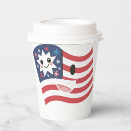 4 juli feest papieren bekers