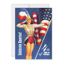 4 juli Feest | Pin-up voor retro gebeurtenissen