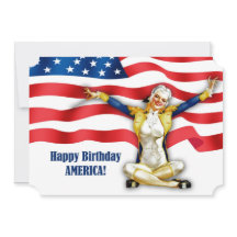 4 juli Feest | Pin-up voor retro gebeurtenissen