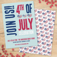 4 juli Feest Rood Wit Blauw Patriottisch