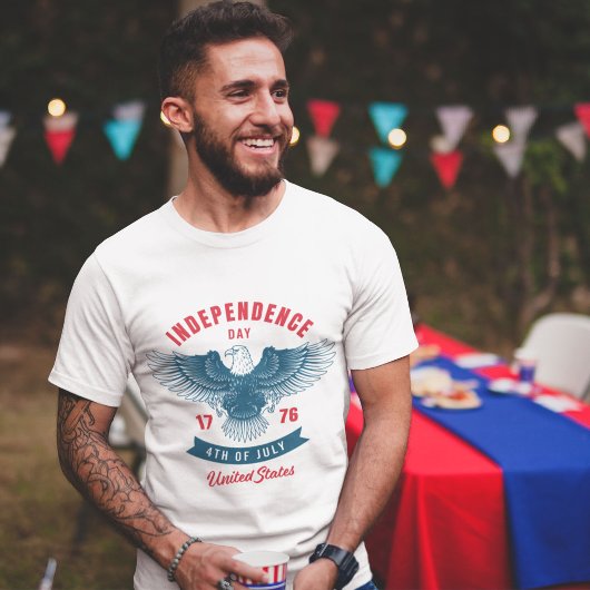 4 juli-feest t-shirt
