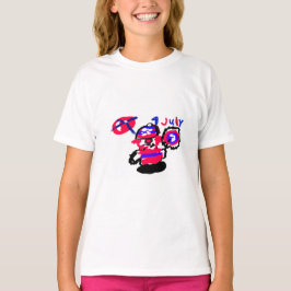 4 juli-feest t-shirt