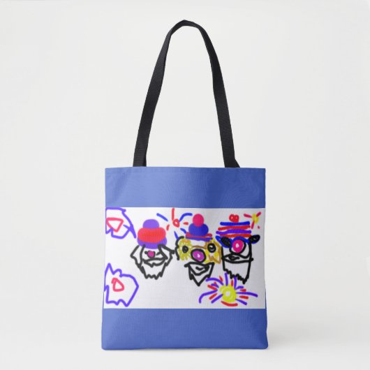 4 juli-feest tote bag (Voorkant)