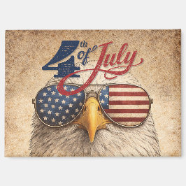 4 juli feestartikel cadeau USA 250 jaar jubileum Magneet