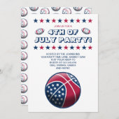 4 juli Feestballen Kaart (Voorkant / Achterkant)