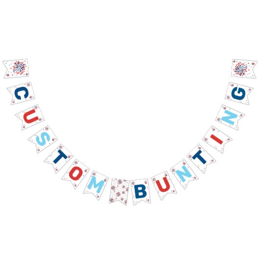 4 juli Feestdecoraties Verjaardag Custom Vlaggetjes (Alle)