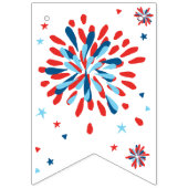 4 juli Feestdecoraties Verjaardag Custom Vlaggetjes (Eerste vlag)