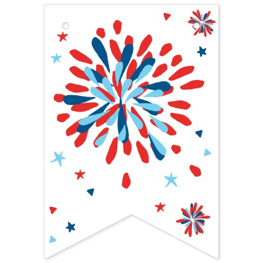 4 juli Feestdecoraties Verjaardag Custom Vlaggetjes (Eerste vlag)