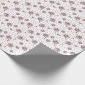 4 juli Feestdecoraties Vuurwerk Cadeaupapier (Hoek)