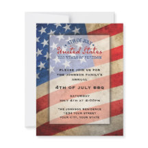 4 juli-feestuitnodiging VS 250 jaar