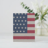 4 JULI FEESTVLAG BRIEFKAART (Staand voorkant)