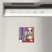 4 juli Firecracker - Cavalier - Blenheim Magneet (Insitu (Vaatwasser))
