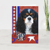 4 juli Firecracker - Cavalier - Tri-color Kaart (Voorkant)