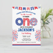 4 juli, Firecracker Kaart (Staand voorkant)