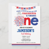4 juli, Firecracker Kaart (Voorkant)