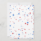 4 juli Firecracker Patriotic Boy Kaart (Achterkant)