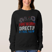 4 juli Fireworks Director als ik Run You Run Trui (Voorkant)