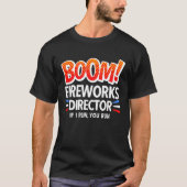 4 juli Fireworks Director Boom Squad Pyro Hus T-shirt (Voorkant)