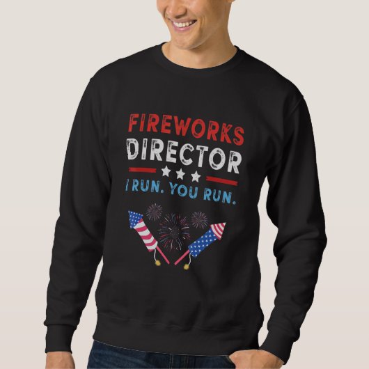 4 juli Fireworks Director Ik voer T - shirts uit (Voorkant)