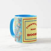 4 JULI FIREWORKS ROBOT, FIRECRACKER STEAMPUNK MOK (Voorkant links)