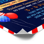 4 juli fondsenwerving school sjabloon poster (Hoek)