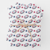 4 juli Football Inpakpapier Vel (In situ)