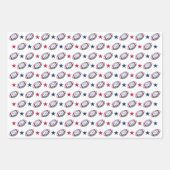 4 juli Football Inpakpapier Vel (Voorkant)