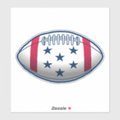 4 juli Football Sticker (Vel)