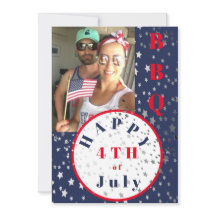 4 juli Foto Red White Blue Stars BBQ