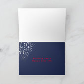 4 juli Foto Red White Blue Stars Kaart (Binnen)