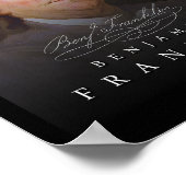 4 juli Founding Father Ben Benjamin Franklin T-shi Poster (Hoek)