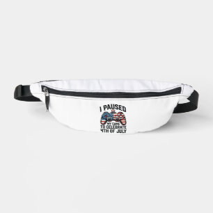 4 juli gamer patriottische videogame T-shirt_1 Heuptasje