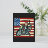 4 juli- Geboren om Wild Airedale te zijn Briefkaart (Staand voorkant)