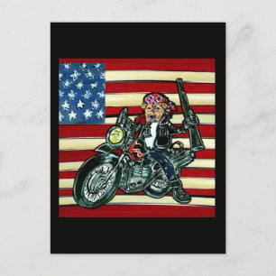 4 juli- Geboren om Wild Airedale te zijn Briefkaart