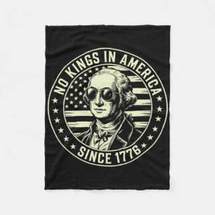 4 juli Geen koningen in Amerika George Washington Fleece Deken
