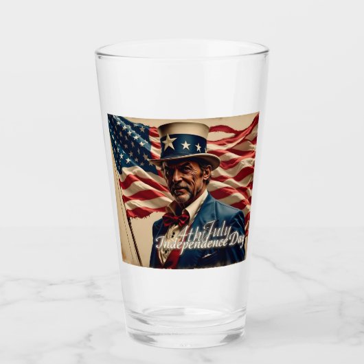 4 juli – Geest van Onafhankelijkheid Glas (Voorkant)